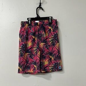 Tropical Pink Swim Trunks for Kids